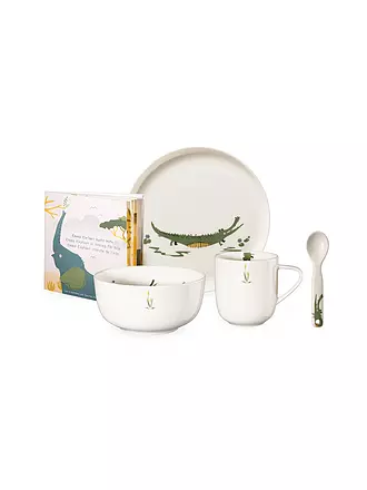 ASA SELECTION | Service de table pour enfant en porcelaine 5 pièces "Éléphant" | grün